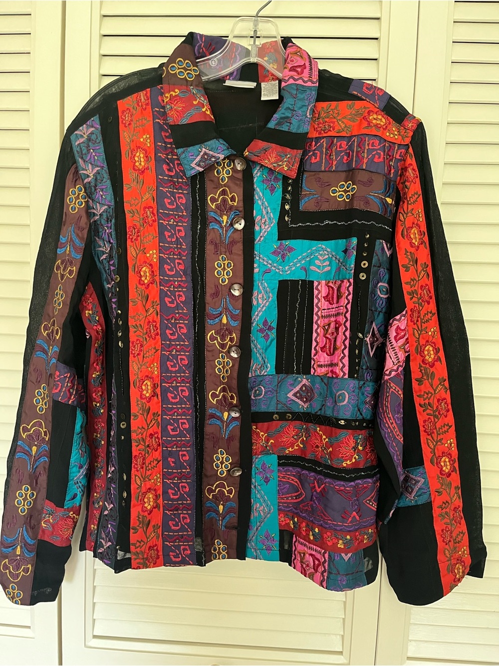 Chico’s Vintage Art to Wear blouse